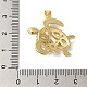 Подвески из латуни и прозрачного циркония с покрытием стойки KK-L216-057G-3