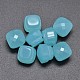 Стеклянные кабошоны граненый куб X-GLAA-P011-02K-1