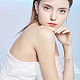 Латунные микропаве прозрачные подвески с фианитом KK-BC0010-45-6