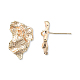 Фурнитура для сережек из латуни KK-N232-449LG-3