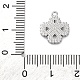 Подвески из нержавеющей стали 304 с кубическим цирконием STAS-R141-01P-03-3