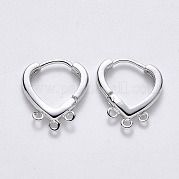 Латунные серьги-обручи KK-T049-16P-NF