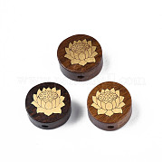 Натуральные деревянные неокрашенные бусины WOOD-N013-019