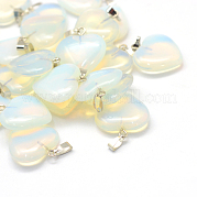 Сердце Opalite подвески G-Q438-06