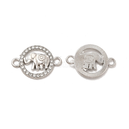 Подвески из сплава с хрустальными стразами FIND-H039-71P-1
