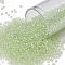 TOHO Round Seed Beads, Japanese Seed Beads, (173) Dyed AB Lemon Mist, 11/0, 2.2mm, Hole: 0.8mm, about 5555pcs/50g