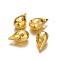 Alloy Teardrop Charms, Golden, 9x5x4mm, Hole: 1mm