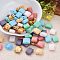 Czech Glass Beads, Rectangle, Mixed Color, 11x8x5~5.5mm, Hole: 0.9mm, about 117pcs~123pcs/bag