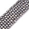 Electroplate Glass Beads Strands, Opaque Solid Color, AB Color Plated, Faceted, Rondelle, Gainsboro, 2.9~3.3x2mm, Hole: 0.8mm, about 144~150pcs/strand, 35~37cm