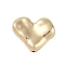 Rack Plating Alloy Beads, Lead Free & Cadmium Free, Heart, Golden, 13x15.5x5mm, Hole: 1.4mm