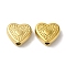 304 Stainless Steel Beads, Heart, Golden, 8x9x3.5mm, Hole: 1.5mm