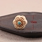 Poplar Wood Beads, with Synthetic Turquoise, Flower, 16x16x10mm