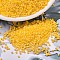 MIYUKI Delica Beads, Cylinder, Japanese Seed Beads, 11/0, (DB1592) Matte Opaque Canary AB, 1.3x1.6mm, Hole: 0.8mm, about 2000pcs/10g