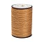 Round Waxed Polyester Thread String, Micro Macrame Cord, Twisted Cord, for Leather Sewing Stitching, Peru, 0.45mm, about 174.97 yards(160m)/roll