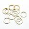 Brass Linking Rings, Ring, Lead Free & Cadmium Free & Nickel Free, Raw(Unplated), 10x0.8mm, Inner Diameter: 8mm