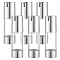 Plastic Portable Refillable Bottles, Travel Spray Bottle, Silver, 11.2x3.2cm, Capacity: 30ml(1.01fl. oz)