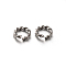 Tarnish Resistant 304 Stainless Steel Open Twisted Jump Rings, Stainless Steel Color, 8x1.5mm, Inner Diameter: 5mm