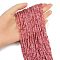 Natural Rhodonite Beads Strands, Round, Faceted, 2mm, Hole: 0.5mm, about 189pcs/strand, 15.35''(39cm)