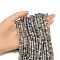 Natural Labradorite Beads Strands, Faceted Rondelle, 5x3mm, Hole: 0.8mm, about 113pcs/strand, 15.35''(39cm)