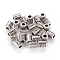 Tibetan Style Alloy Beads, Lead Free & Cadmium Free, Column, Antique Silver, 9x7mm, Hole: 3.5mm