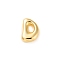 Brass Pendants, Cadmium Free & Nickel Free & Lead Free, Real 18K Gold Plated, Letter C, 22x15.5x6mm, Hole: 3.5x2mm