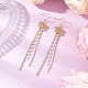 Серьги-подвески из нержавеющей стали 304 EJEW-JE06320-1