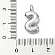 Подвески из нержавеющей стали 304 с защитой от потускнения STAS-U033-02P-S-3