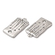 Латунные микро проложить кубического циркония подвески KK-C028-41P-2