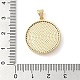 Латунные микропаве прозрачные подвески с фианитом KK-I712-55B-G-3
