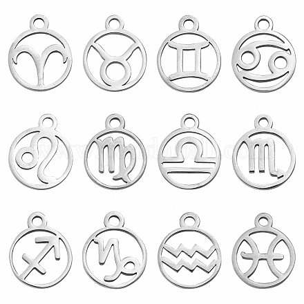 12 шт. 12 подвески из нержавеющей стали 201 STAS-YW0001-33-1