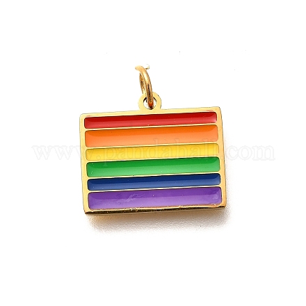 Эмалевые подвески из нержавеющей стали Pride 304 STAS-B079-01G-13-1