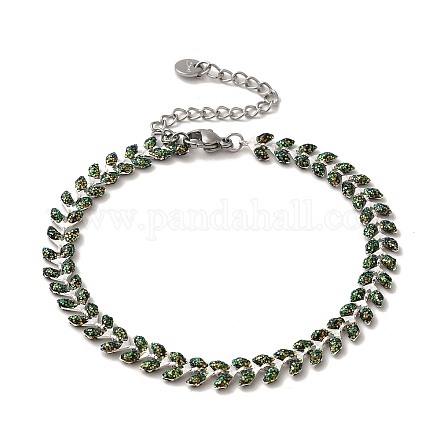 Латунные эмалированные звенья BJEW-L685-07P-1