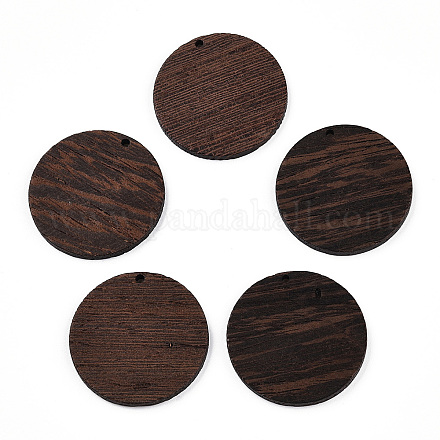 Подвески из натурального дерева венге WOOD-T023-29E-01-1