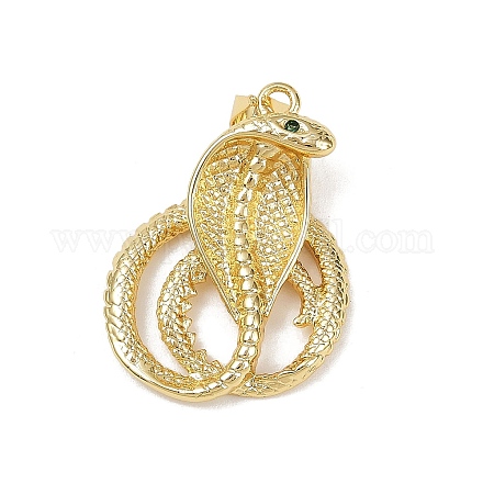 Латунные микро проложить кубического циркония подвески KK-R230-04G-1