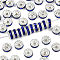 Brass Grade A Rhinestone Spacer Beads, Silver Color Plated, Nickel Free, Rondelle, Sapphire, 5x2.5mm, Hole: 1mm