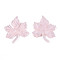 Resin Pendants, Maple Leaf, Bisque, 30x24x2mm, Hole: 1mm