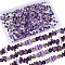 4 Strands Natural Amethyst Chip Beads Strands, Dyed, 5~8x5~8mm, Hole: 1mm, about 31.5 inch