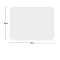 Silicone Wax Seal Mats, Rectangle, WhiteSmoke, 300x400x1mm