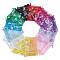 120 Pcs 12 Styles Lace Organza Drawstring Gift Bags, Jewelry Pouches, with Butterfly Pattern, Wedding Party Storage Bags, Rectangle, Mixed Color, 12x10x0.1cm, 10pcs/style