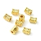 Brass Beads, Cadmium Free & Nickel Free & Lead Free, Column, Real 18K Gold Plated, 3.5x4mm, Hole: 1.2mm