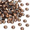 Preciosa® Crystal Hotfix Flatback Stones, Czech Crystal, Round(438 11 612 Chaton Rose VIVA 12 ®), 10210 Lt. Smoked Topaz, SS10(2.7~2.9mm)