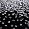 1000pcs Acrylic Rhinestone Pointed Back Cabochons, Faceted, Diamond, Clear, 8x4mm