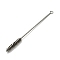Non-Tarnish 201 Stainless Steel Finger Ring Rust Removing Brushes, Tube Cleaning Brush, Stainless Steel Color, 30.5x1.65cm