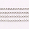 Tarnish Resistant 304 Stainless Steel Curb Chains, Twisted Chains, with Spool, Soldered, Stainless Steel Color, 4x3x0.45mm, about 82.02 Feet(25m)/roll