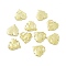 Alloy Pendants, Melting Heart Charm, Light Gold, 18x18x3.8mm, Hole: 1.6mm