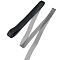 Polyester Elastic Deco Mesh Ribbons, for Hat Decoration, Black, 1 inch(25mm), about 22.97 Yards(21m)/Roll