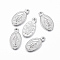 Non-Tarnish 304 Stainless Steel Pendants, Oval with Virgin Mary, Stainless Steel Color, 12.5x6.5x1.5mm, Hole: 1mm