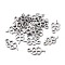 Non-Tarnish 201 Stainless Steel Charms, Hollow, Laser Cut, Clover, Stainless Steel Color, 12.5x7x0.8mm, Hole: 1.2mm