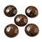 Natural Mahogany Obsidian Cabochons, Flat Round, 30x7~8.5mm