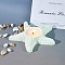 DIY Candle Making, Resin Casting Molds, For UV Resin, Epoxy Resin Craft Making, Starfish, White, 102x100x20.5mm, Inner Diameter: 96x102.5mm